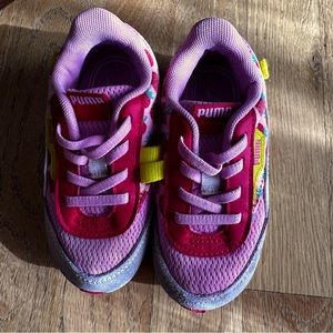 Toddler size 8 puma sneakers.